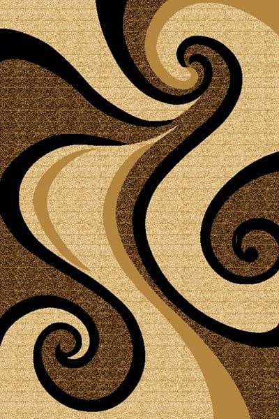 PREMIUM 3D Hand Carved Modern Abstract 5x8 5x7 Rug Contemporary 327 Yellow 