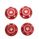 thumbnail image 1 of Juego De Tuercas De Montaje De Rueda Hexagonal, Tuerca De Montaje De Rueda Hexagonal De Larga Vida útil, Resistente Y Liviana Para El Hogar Al Aire Libre Cergrey Rojo, 1 of 8