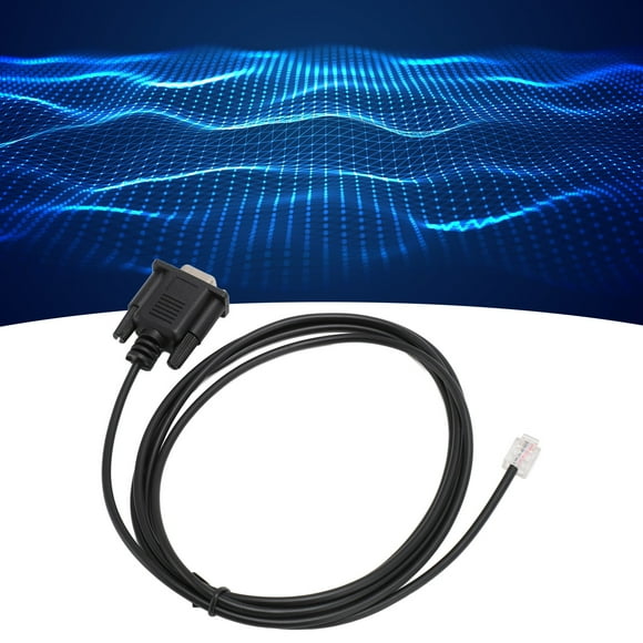 DB9 RS232 To RJ11 6P4C Console Cable, Serial Console Cable 6ft High Flexibility Easy To Use For AP7800 AP7900 940-0144A