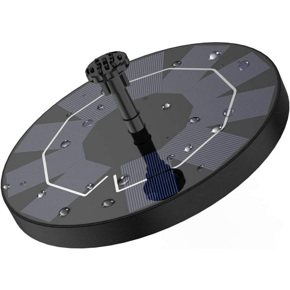 Solar Fountain Pump 2.5W Circle Water Pump for Bird Bath Fish Tank Pond
