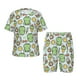 thumbnail image 1 of Balery Frog With Sweet Conjunto de Pijama Infantil de Manga Corta con Estampado – Ropa de Dormir de Algodón Suave-4X-Large, 1 of 6