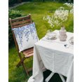 thumbnail image 5 of Waterproof Outdoor Throw Pillows with Inserts 18"x18", Eucalyptus Leaves Soft Decorative Pillowcases for Couch Bedroom, Navy Blue Summer Botanical Weeping Pillow Covers for Sofa Living Room, 5 of 8