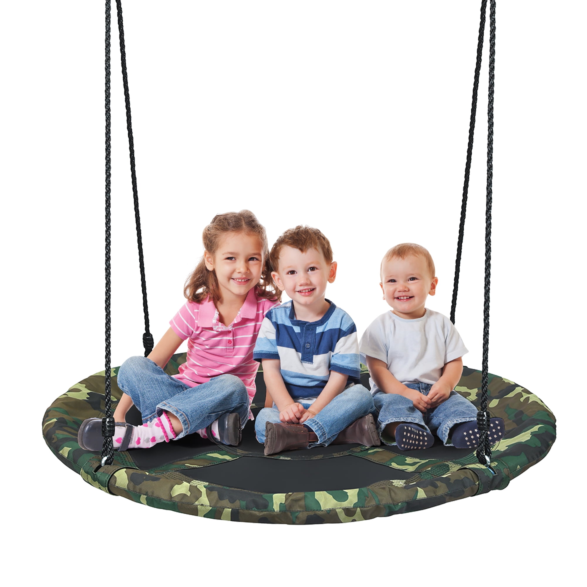 Details about   40" Flying Saucer Tree Swing Nest for Kids 700 lbs Easy Install Steel Frame US 