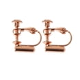 thumbnail image 1 of ZUARFY 1 Pair Clip on Earring Converters No-pierced Ears Turn Any Studs Into A Clip-On, 1 of 14