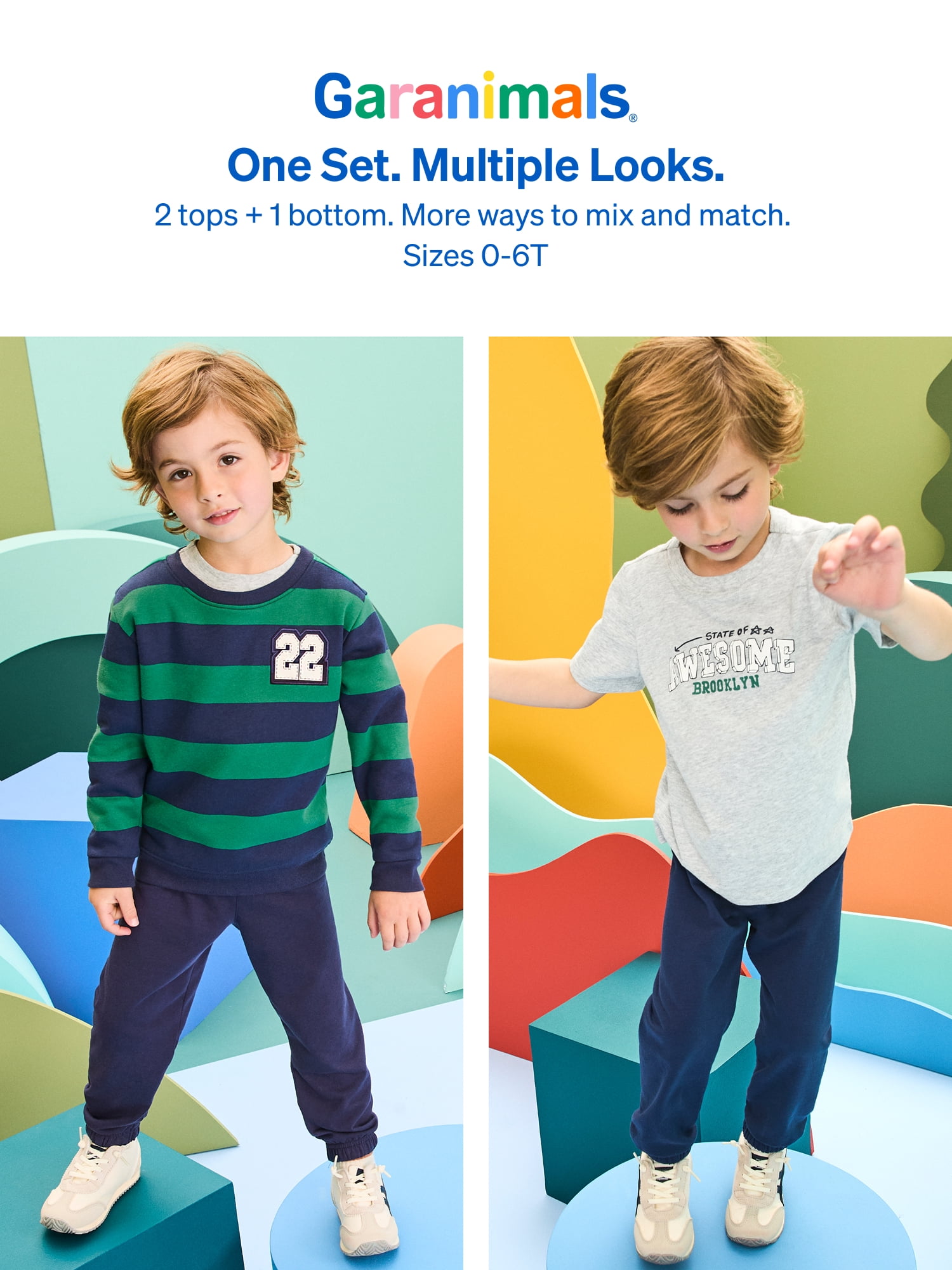 Garanimals Baby & Toddler Boy 3-Piece Outfit Set, Sizes 0-6T