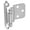 Satin Nickel, variant on 826-297 3/8" Offset White Spring Cabinet Hinges (Hd)