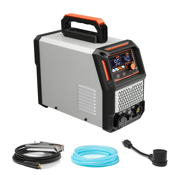 KFFKFF 65A Plasma Cutting Machine, Non-Touch Pilot Arc Cutter with 2T/4T Modes, Adjustable Post-Flow Time, Dual Voltage 110V/220V, Digital Display IGBT Technology