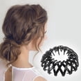 thumbnail image 2 of Garras de nido de pájaro de moda, clips para el cabello para mujeres, 1 pieza negra, 2 of 5
