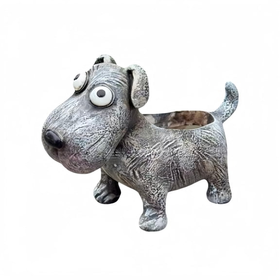 Cmafuca Dog Planter Pot Cute Planter For Indoor Outdoor Decor