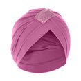 thumbnail image 2 of Awdenio Beanies Hats Women Solid Rhinestone India Muslim Ruffle Chemo Hat Wraps Turbans Beanie Cap Headwraps, 2 of 5