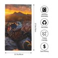 thumbnail image 2 of Honeii Lizard With Sunglasses Sunset Print Quick-Dry Microfiber Towel, Shower Towel 27.5x16in,Absorbent Bathroom Towel for Beach, Pool, and Travel, 2 of 6