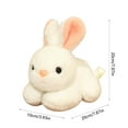 thumbnail image 3 of Twfbrm Easter Plush Bunny Dolls, 8 Inch Adorable White Rabbit Doll with Soft Fabric and Stuffing, Fluffy Stuffed Animals Toy Small Bunny Plushie Easter Basket Stuffers for Kids, Boys and Girls, 3 of 6