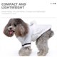 thumbnail image 3 of unbranded Durable Polyester Pet Bathrobe White Comfortable Dog Robe for After Bath Use, 3 of 8