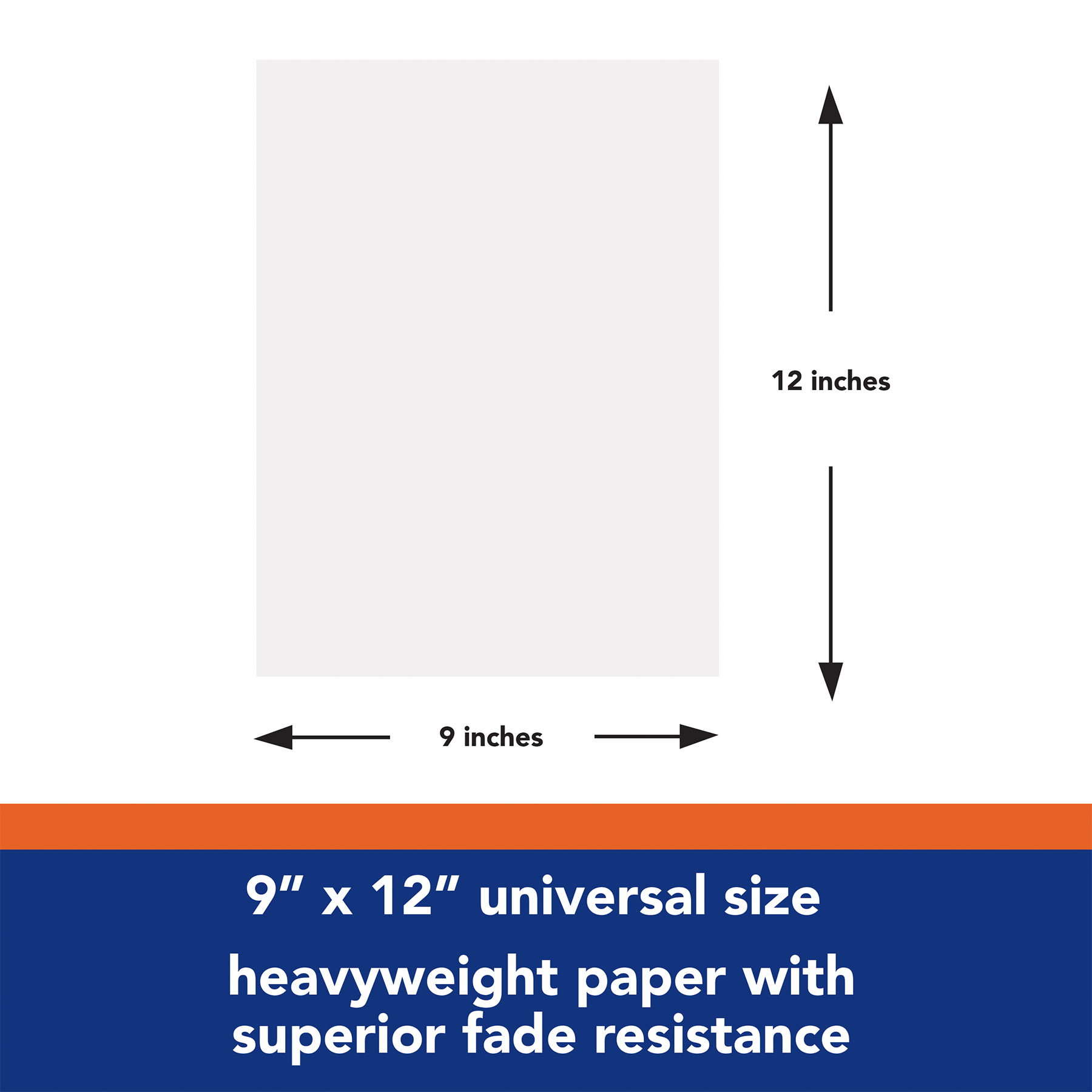 Tru-Ray Construction Paper, Heavyweight, White, 9" x 12", 50 Sheets Per Pack, 5 Packs