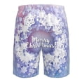 thumbnail image 6 of Naloa Round Snow Merry Christmas Men's Beach Shorts, Surfing shorts, Swim trunks, Quick Dry Swim Trunks for Surfing Beach Fun - Large, 6 of 9