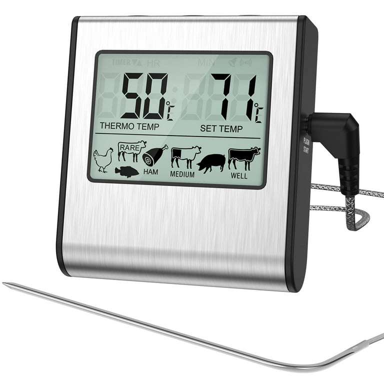 KitchenAid Programmable Wired Probe Kitchen Thermometer & Timer 1