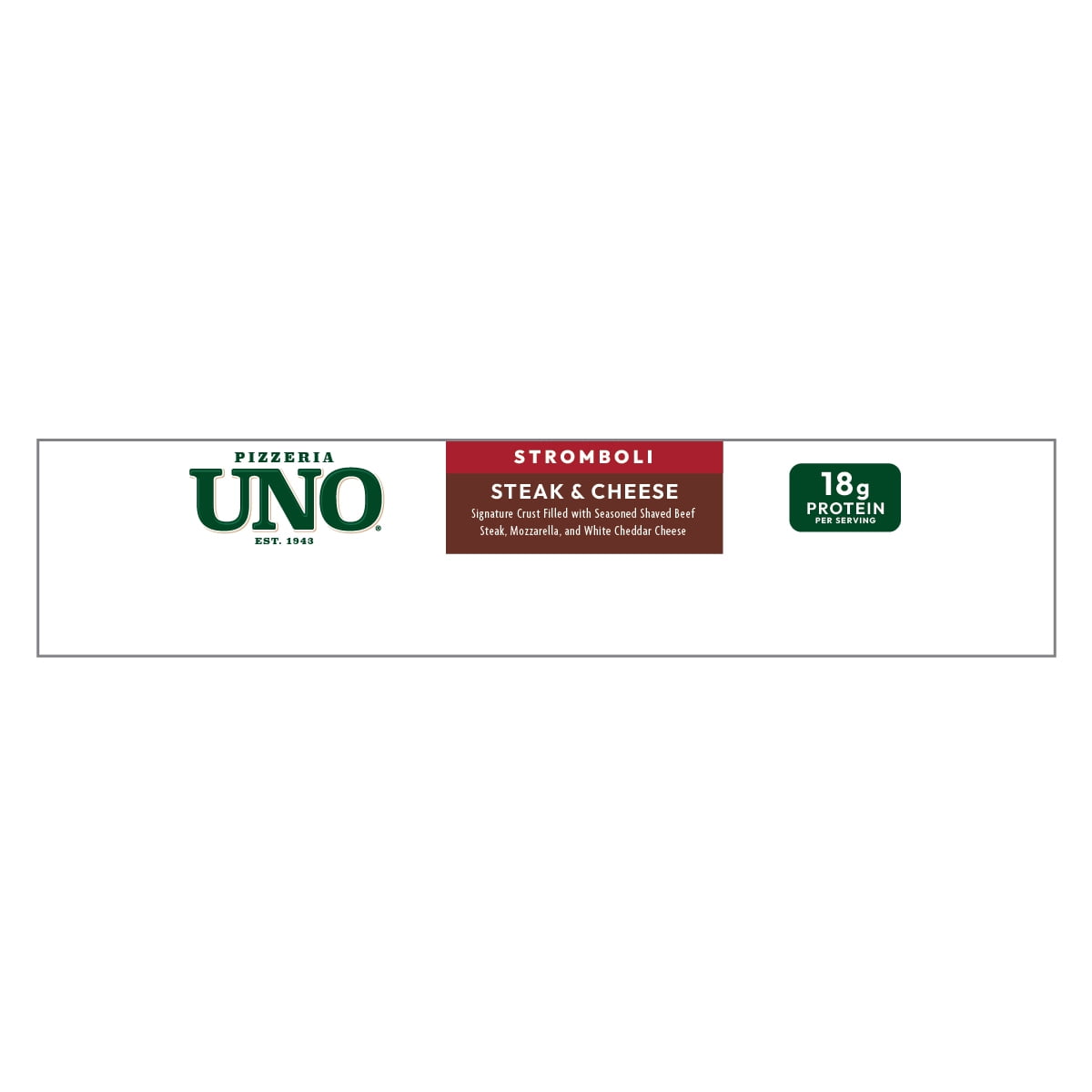 Pizzeria Uno Steak & Cheese Stromboli, 5 oz, Twin Pack, Frozen