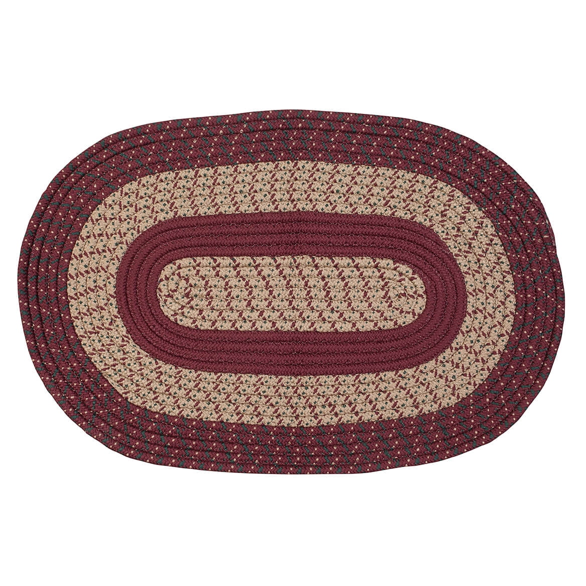 TwoTone Country Braided Rug by OakRidge XL