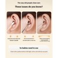 thumbnail image 5 of Green Ear Wax Removal Tool, Reusable Earwax Removal Kit Safe Ear Cleaner, Ear Picker Flexible Double Sided Head Ear Wax Removal Kits for Olders Kids Adult, 5 of 5