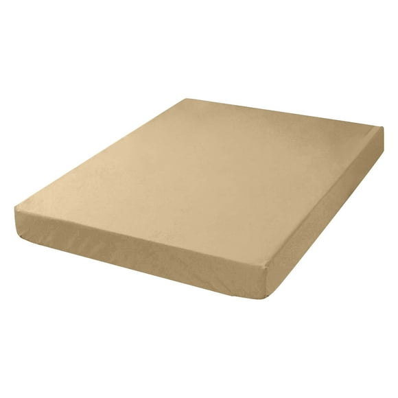 jovati Polyester Couvre-Lit Couleur Pure Couverture de Lit Brossé Couverture de Lit Couverture de Protection Matelas de Lit d'Eau de Couleur Pure