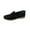 Black, variant on Womens Loafers Shoes Flats Chunky Work Loafer Velvet Wide Width Comfortable Slip On Chunky Shoes