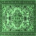 thumbnail image 1 of Ahgly Company Indoor Square Persian Emerald Green Traditional Area Rugs, 7' Square, 1 of 4