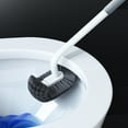 thumbnail image 5 of IMossad Toilet Bowl Brush, Bathroom Deep Cleaning Toilet Cleaner Scrubber, Under Rim with Curved Bristle for Dead Corner Clean, 5 of 8