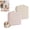 Cream-Pink, variant on Travel Makeup Bag with Magnetic Fold Down Flap, Waterproof Leather Cosmetic Bag for Women, Multi Zone Standing Toiletry Organizer(Cream 1PCS)
