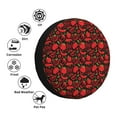 thumbnail image 3 of JUNZAN Tomatoes And Chili Tire Cover Wheel Protector for Truck SUV Trailer Camping Rv Tire Covers-15 inch, 3 of 5