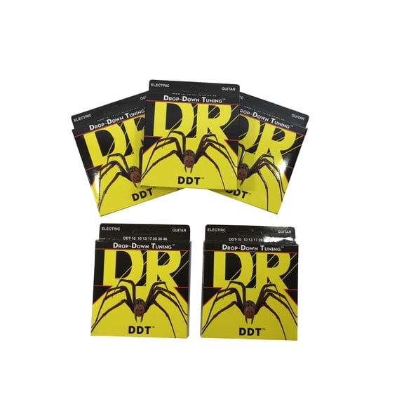 DR Guitar Strings Electric DDT 5 Pack Drop Down Tuning 10-46