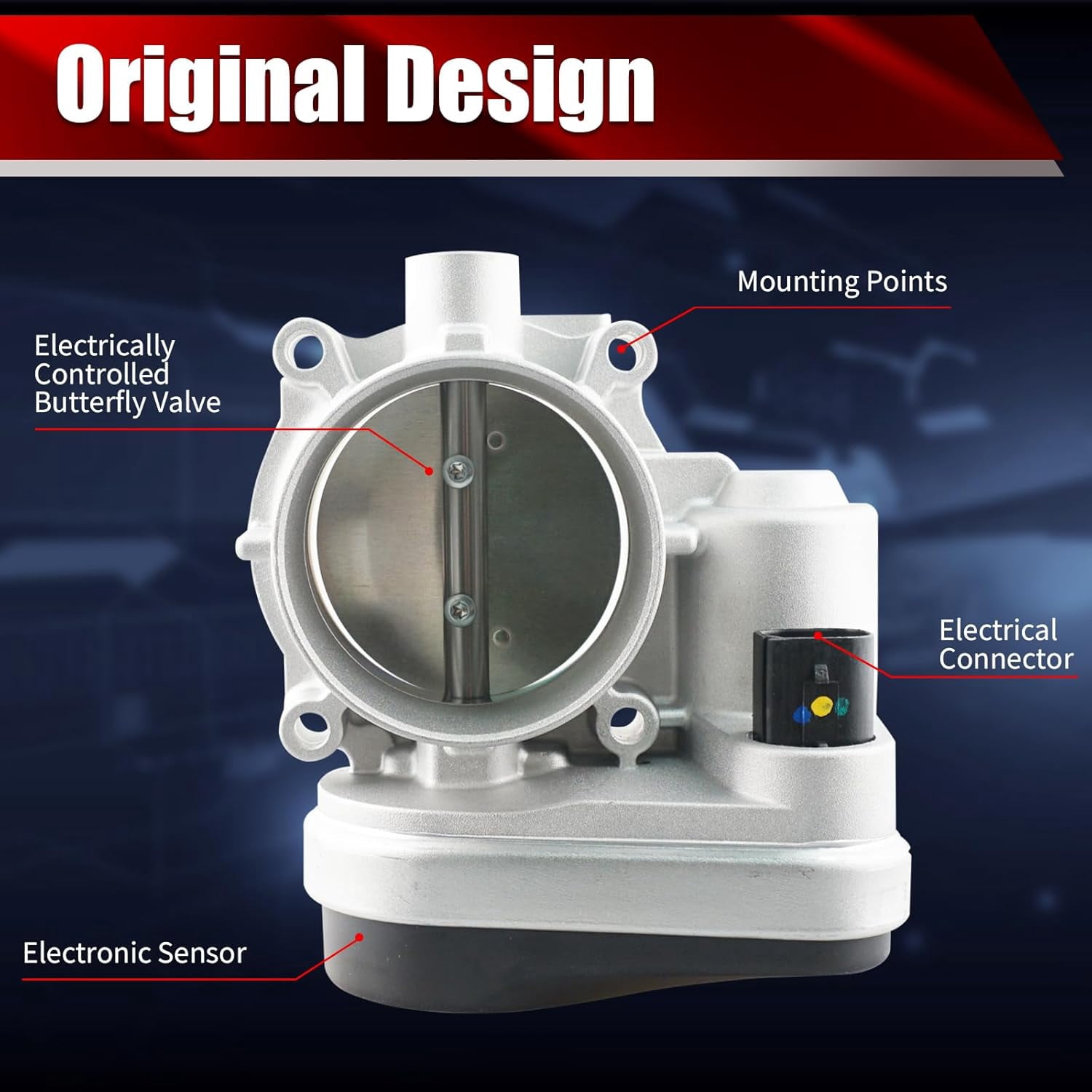 MACAX Electronic Throttle Body Assembly S20120 Compatible with Chrysler 300 Sebring Town Country Dodge Avenger Grand Caravan Journey 2006-2011 2.7L 3.5L 4.0L Replaces 4861691AA 4591844AC 977-780