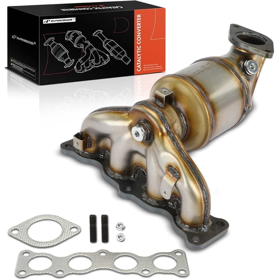 A-Premium Front Exhaust Manifold Catalytic Converter Kit Direct-Fit Compatible with Hyundai Santa Fe Sport 2017-2018 2.4L, EPA Compliant, Replace# 285102GCA0