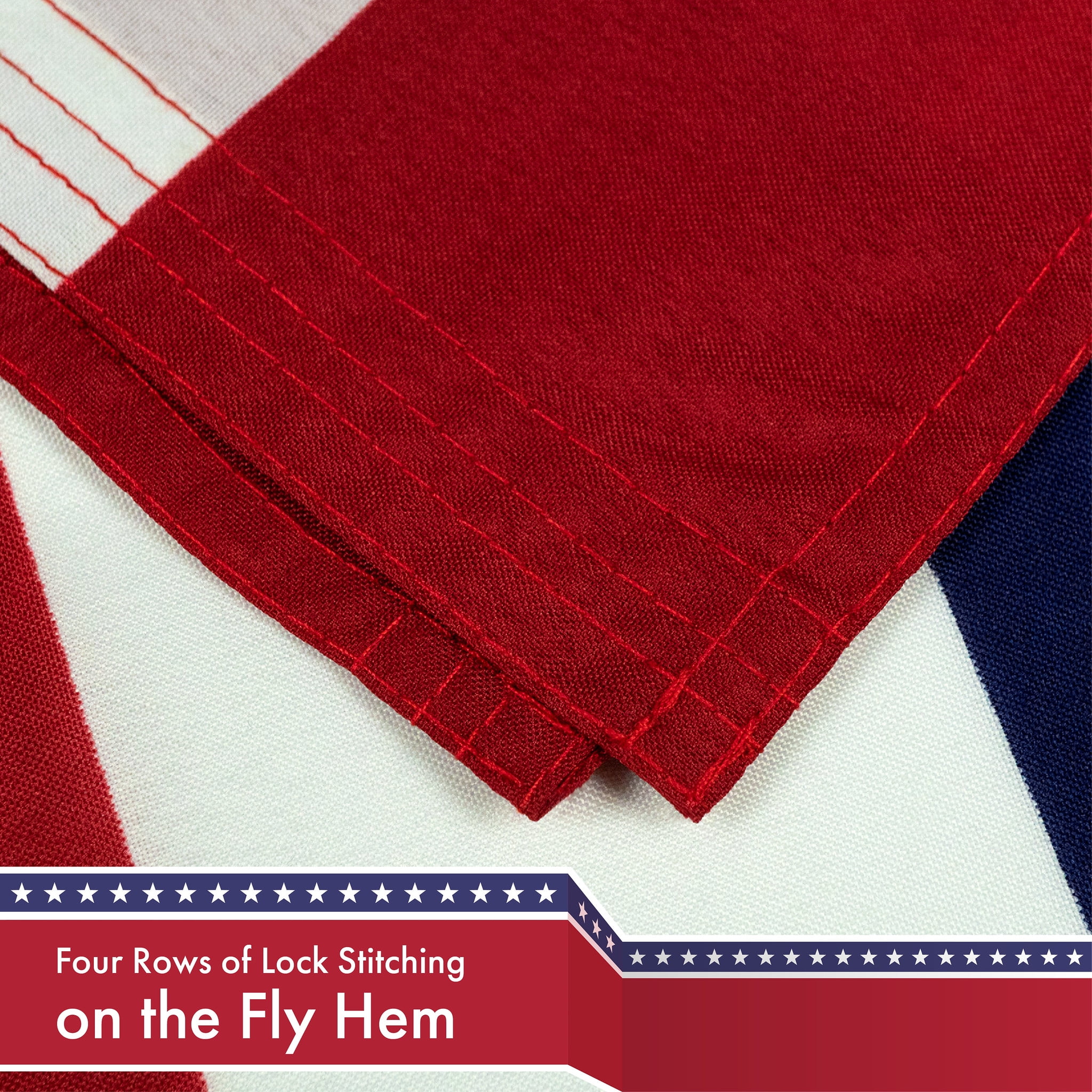 G128 Combo Pack: USA American Flag 3x5 Ft 150D Printed Stars & Chile (Chilean) Flag 3x5 Ft 150D Printed
