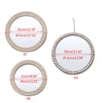 thumbnail image 4 of Yihuala Rattan Round Wall Hanging Wooden BeadsCircle Makeup Tapestry Home Bedroom Art Decor, 4 of 11