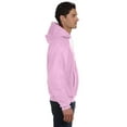 thumbnail image 2 of Champion Mens Reverse Weave Fleece Hoodie, 2XL, Candy Pink, 2 of 4