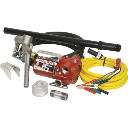 Fill-Rite RD812NP 12V DC 12 GPM Bung Mounted Fuel Transfer Pump w/ Hose & Nozzle