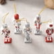 thumbnail image 3 of 5 piezas soldado de cascanueces de Navidad 13 cm soldado de cascanueces de madera decoración de árbol de Navidad cascanueces figura de Cascanueces de Navidad adorno de Navidad brillo rojo y plateado Vhermosa ZYY-1932, 3 of 4