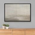 thumbnail image 2 of PixonSign Framed Canvas Print Wall Art Grunge Pastel Gray Sky Landscape Abstract Shapes Illustrations Modern Art Decorative Minimal Relax/Calm for Living Room, Bedroom, Office - 16"x24" Black, 2 of 5