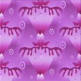 thumbnail image 1 of Ahgly Company Machine Washable Indoor Square Transitional Fuchsia or Magenta Purple Area Rugs, 4' Square, 1 of 7