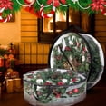 thumbnail image 3 of Bxaolu 1-Pack Wreath Storage Bag, 36" X 8" Clear Everyday Bag, Christmas Wreath Storage Container with Zippered and Reinforced Handle for Holiday Seasonal Wreath Garlands, Black, 3 of 8