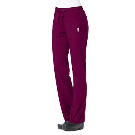 Maevn Eon Pantalon D\'uniforme Médical Doux à Panneau en Maille Sportif Actif, Très Grand, Vin