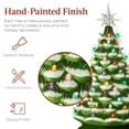 thumbnail image 3 of Best Choice Products 18in Ceramic Christmas Tree, Pre-lit Hand-Painted Frosted Holiday Decor w/ 93 Multicolor Bulbs, 3 of 8