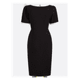 thumbnail image 3 of SCSAlgin Women Vintage Ruffle Business Colorblock Work Church Pencil Dress, 3 of 3