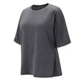 thumbnail image 4 of Duoif Shirts for Women, Women's Casual Maternity Shirts Split Side Pregnancy Tops Blouses Short Sleeve Loose Fit Maternity Clothes Ladies Tops and Blouses Grey XL, 4 of 4