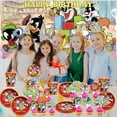 thumbnail image 4 of baby Looney Tunes Party Supplies Honeycomb Centerpieces Table Toppers Cake Toppers Decorations for Birthday Photo Props, 4 of 6