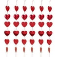thumbnail image 1 of Xihbxyly Guirnalda de Techo para San Valentín, Colgantes de Papel En Forma de Corazón, Elegante Decoración para Despedida de Soltera, Banderines de Techo para Bodas, Decoración Versátil para El Hogar, 1 of 7