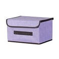 thumbnail image 2 of Boîte de Rangement Pliable Vêtements Divers Boîte de Rangement Portable avec Couvercle Boîte de Rangement Pliable, 2 of 6