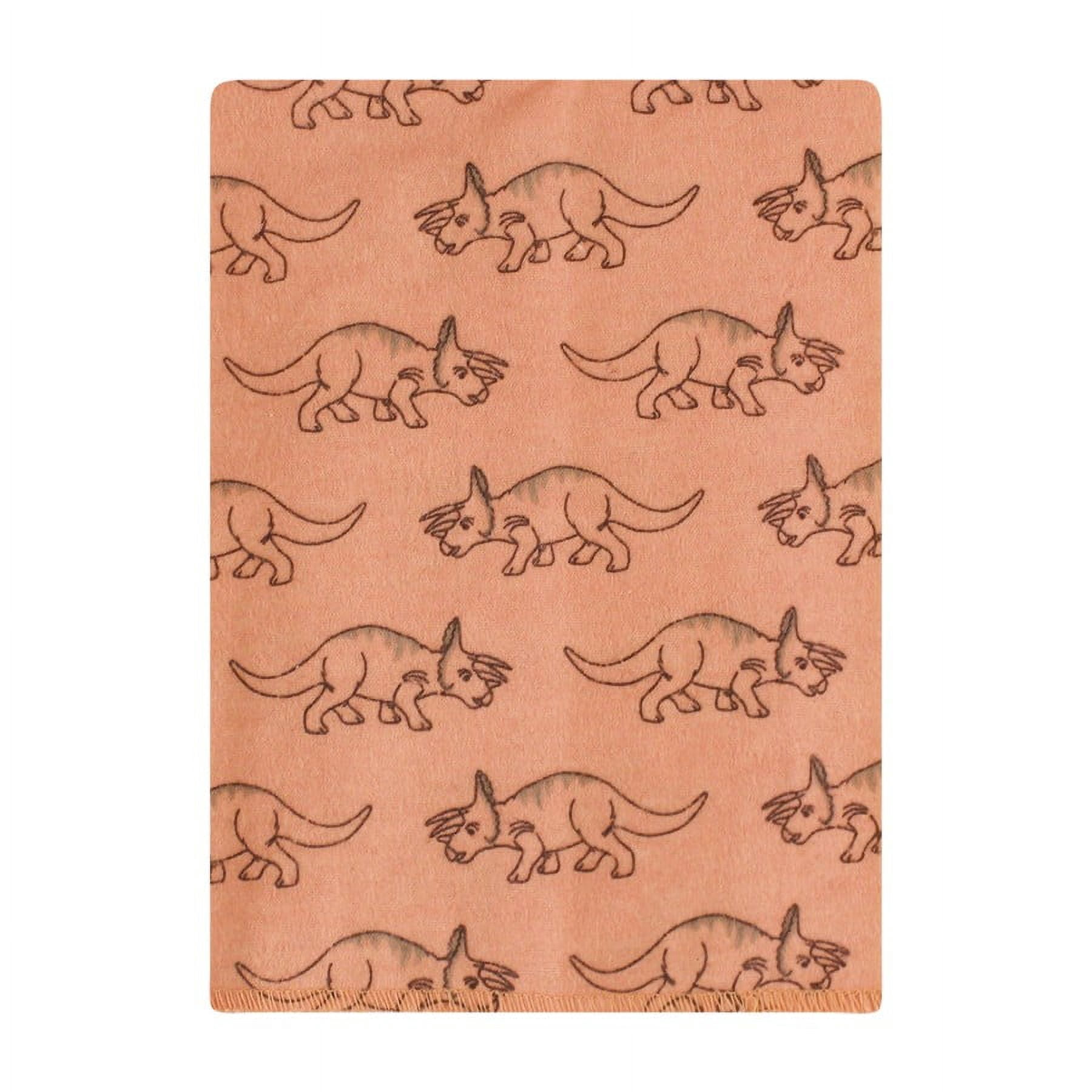 Hudson Baby Unisex Baby Cotton Poly Flannel Burp Cloths Bundle, Dinosaur Adventures, One Size