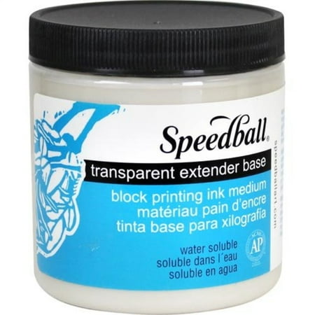 - Speedball Transparent Extender Base for Block Printing Ink, 8 Ounces