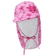 thumbnail image 5 of Children Sun Hat Boys Girls Wide Brim Summer Beach Hat with Neck Flap for Swimming Beach Play Pink Star, 5 of 5